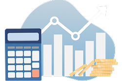 外部委託コストの肥大化イラスト